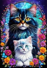 Alipson Puzzle Mother's love: Cats 1000 kosov