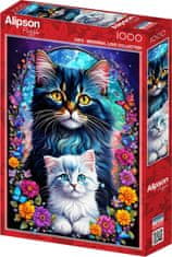 Alipson Puzzle Mother's love: Cats 1000 kosov