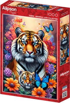 Alipson Puzzle Mother's love: Tigers 1000 kosov
