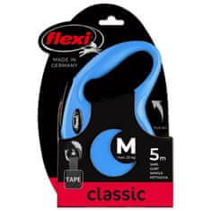 Croci Povodec FLEXI Classic New M pas 5m/25kg modri