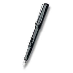 Lamy Nalivno pero Safari Shiny Black s svetlečo črno konico LH