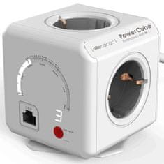 Allocacoc PowerCube 9710/DEEXWF siv Extended Wifi Omrežni razdelilnik 4DIN 1,5 m