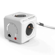 Allocacoc PowerCube 9710/DEEXWF siv Extended Wifi Omrežni razdelilnik 4DIN 1,5 m