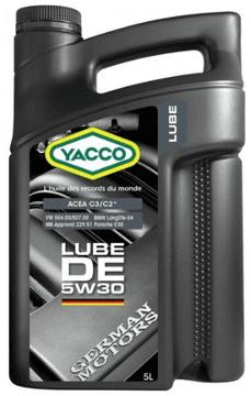 YACCO Lube DE 5W30 olje, 5 l