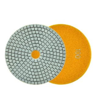 GEKO G78918 Polirna plošča za mokro brušenje lončevine 125 mm GR100