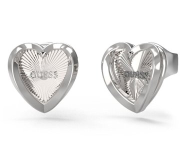 Guess Čudoviti jekleni uhani Mon Amour Heart JUBE04612JWRHT/U