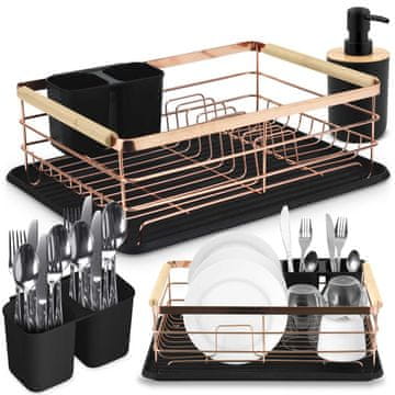 shumee Odcejalnik za posodo Massido MS-600 zlate barve