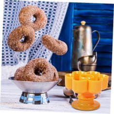 Netscroll 3-delni set individualnih modelčkov za krofe in pecivo, okrogli, srček in rožica, DonutModels