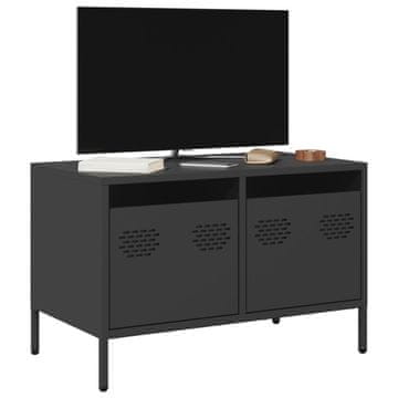 Vidaxl vidaXL TV stojalo črno 68x39x43,5 cm hladno valjano jeklo