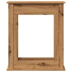Vidaxl Okvir za kamin artisan hrast 75x20x87,5 cm inženirski les