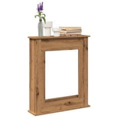 shumee vidaXL Okvir za kamin artisan hrast 75x20x87,5 cm inženirski les