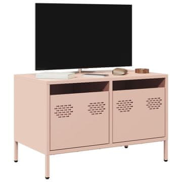Vidaxl vidaXL TV stojalo roza 68x39x43,5 cm hladno valjano jeklo