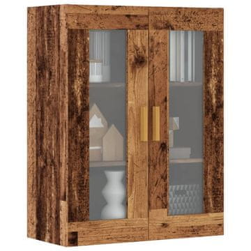 Vidaxl vidaXL Stenska omarica starinski les 69,5x34x90 cm