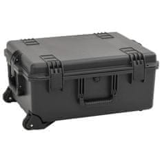 shumee vidaXL Prenosni letalski kovček črn 62,5x50x28,5 cm PP