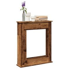 shumee vidaXL Okvir za kamin starinski les 75x20x87,5 cm inženirski les