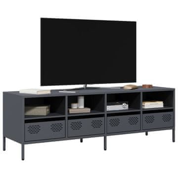 Vidaxl vidaXL TV stojalo antracitno 135x39x43,5 cm hladno valjano jeklo