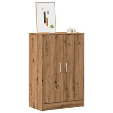 Vidaxl vidaXL Omarica za čevlje Artisan hrast 60x35x92 cm Material na osnovi lesa