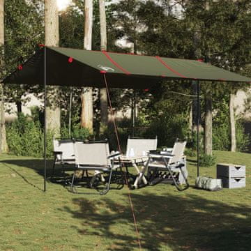 Vidaxl vidaXL Kamperska ponjava, olivna, 451 x 420 cm, vodoodporna