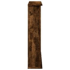 Vidaxl Okvir za kamin dimljeni hrast 75x20x87,5 cm inženirski les