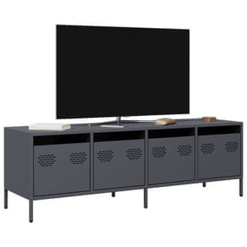 Vidaxl vidaXL TV stojalo antracitno 135x39x43,5 cm hladno valjano jeklo