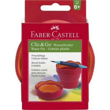 Faber-Castell Skodelica za vodo, rdeča