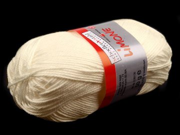 Bombažna pletilna preja Limone 50 g - (073) vanilija