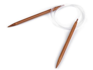 Bambusove okrogle igle št. 3; 3,5; 4; 4,5; 5; 5,5; 6; 6,5; 7; 8 - (7 mm) temni bambus