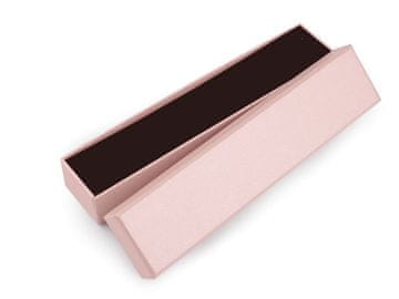 Škatlica za nakit 4,5x21 cm - biser v prahu