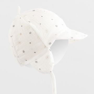 NEW BABY Arthur poletna muslinska kapa z vizirjem - 68/74