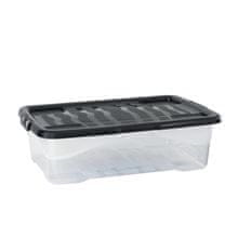 Cep Plastični zaboj transp. s črnim pokrovom, 30 l