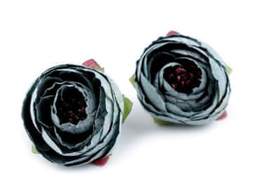 Umetni cvet iz umetne smole Ø4 cm - turkizna (10 kosov)