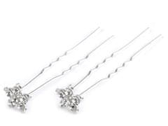 Strass cvet Ø11 mm - kristal (2 kosa)