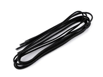 Vezalke dolžine 60; 70; 80; 90 cm - (80 cm) črne (2 kosa)