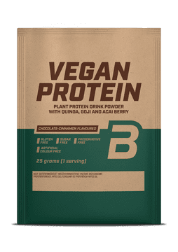 BioTech Vegan Protein 25 g čokolada s cimetom