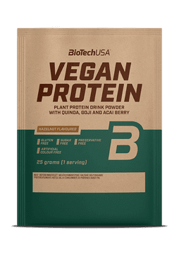 BioTech Vegan Protein 25 g lešnik