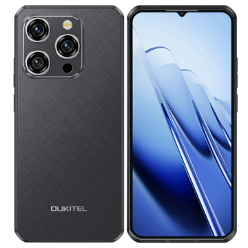 Oukitel Oukitel WP52 Ultra tanek 12mm, 5G Robusten telefon, 6500mAh baterija (16GB+256GB), Črne barve