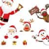 Božične nalepke, Božična dekoracija, Nalepke za okna (90 kosov) | XMASCLINGS