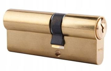 shumee Vložek za cilindrično ključavnico, medenina, 30/30 mm + 5 ključev