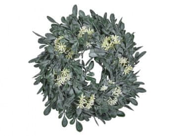 Jesenski venec s cvetjem d23cm