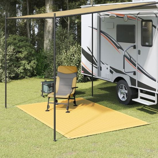 shumee vidaXL Preproga za šotor 200x300 cm bež