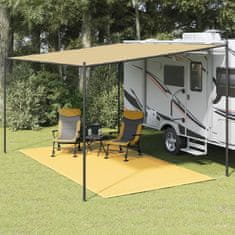 shumee vidaXL Preproga za šotor 250x450 cm bež