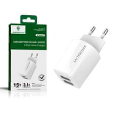 Netscroll Adapter s 3 USB vhodi, USB adapter, istočasno napajanje 3 naprav, nič več kreganja, kdo bo polnil mobilni telefon, AdapterUsb