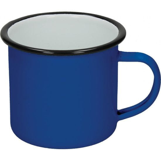 PIGO Skodelica light emajl retro 350ml modra