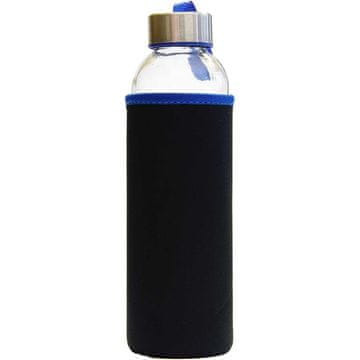 PIGO Steklenica za vodo v etuiju stream 500ml - modra