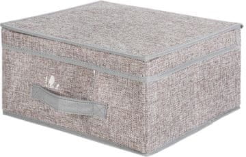 HOMESTYLING Škatla za shranjevanje Homestyling KO-101001730sedež 31x28x16cm siva