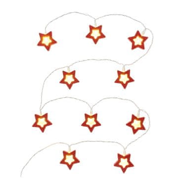 Retlux Božične lučke Relux RXL 285 Star. Wood.10LED R. WW TM