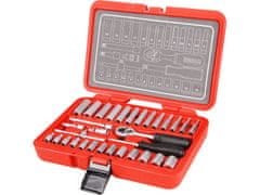 Extol Premium Vtičnice Extol Premium (8818310), komplet 32 kosov, 1/4&quot