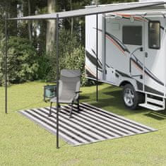 shumee vidaXL Preproga za šotor 250x300 cm antracitna in bela