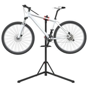 shumee vidaXL Stojalo za popravilo kolesa zložljivo nastavljivo 92-152 cm