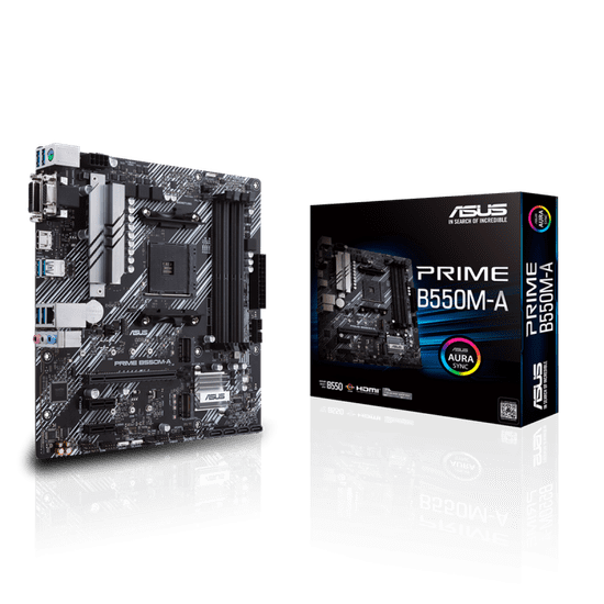 ASUS PRIME B550M-A, DDR4, SATA3, USB3.2Gen2, HDMI, AM4 mATX